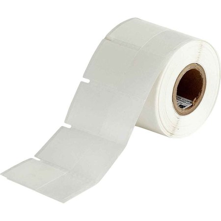 BRADY Self-Laminating Cryogenic Polyester Labels for 1in Small Core Printers - 1.75in x 1in White THT-183-461-0.5-SC